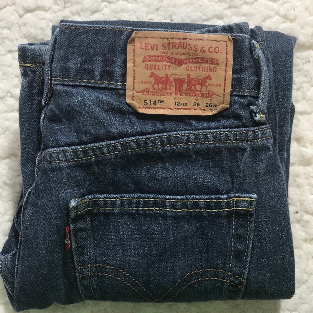 514 Levi’s 12 Reg slum straight boy jeans